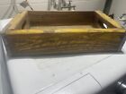 Vintage COCA-COLA Coke Yellow Wooden Crate