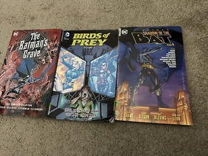 DC Comic Lot :  The Batman's Grave; Birds of Prey; Shadow of the Bat - EX Libris
