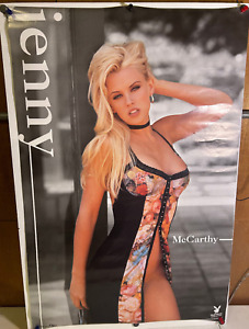 ROLLED 1998 PLAYBOY STAR POWER JENNY MCCARTHY MODEL PIN UP MTV 23x35 POSTER