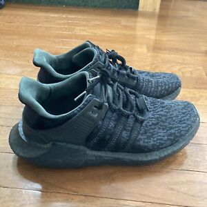 Adidas EQT Support 93/17 Triple Core Black Men’s 9 BY9512 3m max boost knit