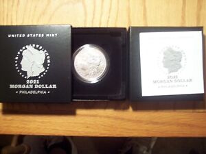 New From US MINT 2021 Morgan Silver Dollar with (P) Philadelphia Privy Mark 21XE