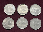 THAILAND SET OF 1 BAHT COINS ONE