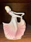 Hull Pottery Art Deco Dancing Girl Lady Planter USA 955 Vintage Ballerina Women