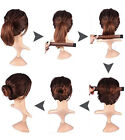 Magic Hair Bun Maker French Twist Hairstyle Easy Snap Donut Styling DIY Band