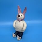 Vtg Bethany Lowe Snowman Easter Decor Bunny Rabbit Figurine EFY Signed Numbered