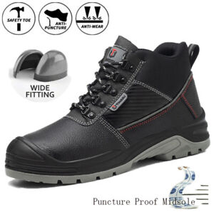 Waterproof Work Boots Mens Safety Shoes Steel Toe Botas De Trabajo Para Hombre