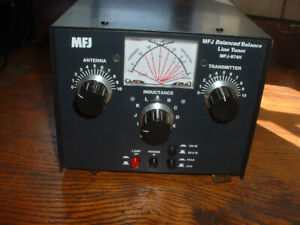 MFJ-974H Antenna Tuner, Balanced Line, Ham Radio