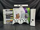 Microsoft Xbox 360 S (1439) White Special Edition - 250GB - Game Console Bundle