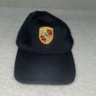 Porsche Hat Genuine OEM Crest Cap Hat Black Drivers Selection Embroidered Logo