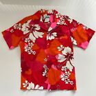 Vintage Penneys Hawaii Colorful Floral Beach Aloha Hawaiian Shirt Mens Medium