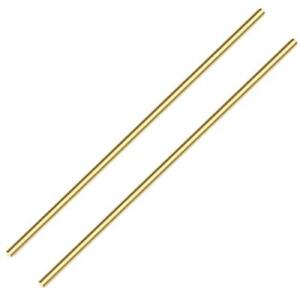 1/4 Inch Brass round Rod 2PCS Brass round Rods Lathe Bar Stock 1/4 Inch