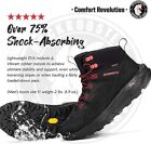 ROCKROOSTER Medium Waterproof Hiking Boots,6'' Anti-Fatigue Leather Travel Shoes