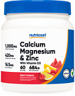 Nutricost Calcium Magnesium Zinc with Vitamin D3 Powder (60 Serv) (Fruit Punch)