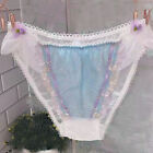 Japanese Princess Lolita Panties Briefs Embroidery Lace Cute Underwear Underpant