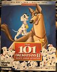 101 DALMATIANS II 2 Patch's London Adventure Blu-Ray DVD Combo Disney Movie Club