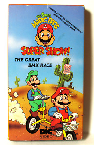 The Super Mario Bros. Super Show! Great BMX Race Cartoon Animated VHS DIC VIDEO