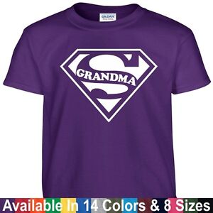 SUPER GRANDMA T Shirt Funny Mom Mothers Day Birthday Christmas Tee T Shirt