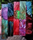 (5) Stabilized And Dyed Maple Burl Hybrid Pen Blanks Diamond Paint Lot Of 5