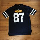 Green Bay Packers Jordy Nelson 87 Black NFL Team Apparel Jersey Adult M