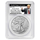 2021 (W) $1 Type 2 American Silver Eagle PCGS MS70 Trump 45th President Label