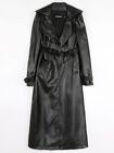 Leather Trench Coat for Women Long Sleeve Elegant Luxury fashion Womens Coat