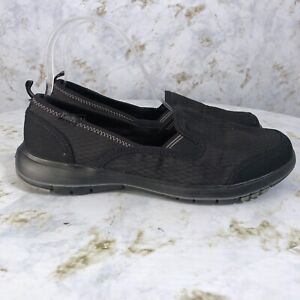 Keds Champion Womens Sz 7 Shoes Black Slip On Comfort Walking Trainer Sneakers