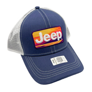 Jeep Sunset Patch Mesh Snapback Hat / Cap