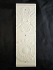 Shabby Chic Wood/Metal Wall Hanging Decor Antique White Ornate Design 11 11/16”