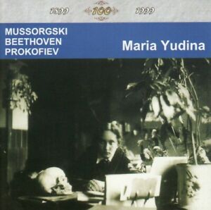 MARIA YUDINA piano MUSSORGSKY BEETHOVEN PROKOFIEV Moussorgski Musorgski CD NEW