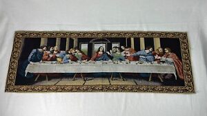 New ListingThe Lord's Last Supper With His Disciples Woven Tapestry Wall Hanging 38×13