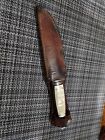Vintage Western Boulder Co. Bird & Trout Knife with Leather Sheath