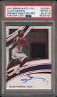 2021-22 Panini Immaculate Sneaker Swatch Signature Red Allen Iverson  /5 PSA 8