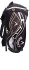 Callaway Stand Carry Golf Bag 7 Way With Rain Cover Nylon Black White