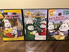Lot of 3 Max & Ruby DVDs-Berry Bunny Adventures, Springtime & Christmas