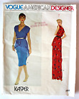 Vintage VOGUE American Designer KASPER Sewing Pattern 2331 Misses' Dress Sz. 8