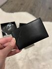 Saint Laurent YSL Credit Card Holder For You Black Leather Case Pocket Mirror