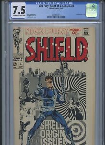 Nick Fury, Agent of S.H.I.E.L.D. Vol 1 #4 1968 CGC 7.5