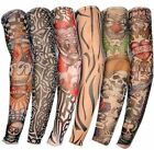 6pcs Tattoo Cooling Arm Sleeves Basketball Outdoor Sport Sun UV Protection Cover