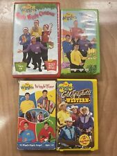 Lot Of 4 The Wiggles 90's VHS Tapes - Christmas, Cold Spaghetti, Play Time