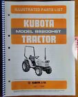Kubota B8200HST Tractor Illustrated Parts List Manual 07909-54210 1/84