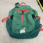 The North Face Recon Backpack Laptop School Outdoor Hiking Travel Green Orange