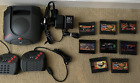 Atari Jaguar Console 2 Controllers, 8 Games, Power, AV, Complete, As-Is but Read
