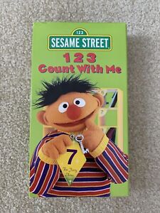 Sesame Street 123 Count With Me (VHS, 1997).