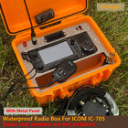 Waterproof Radio Box Carry Cage w/ Metal Panel For ICOM IC-705 Transceiver Radio