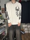 RARE AFFLICTION STYLE SKULL LONG SLEEVE PERFECT FOR LAYERING OR CASUAL WEAR Y2K