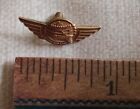 1950s 100,000 Miles Club United Air Lines 10K Gold Filled Airplane Lapel Pin