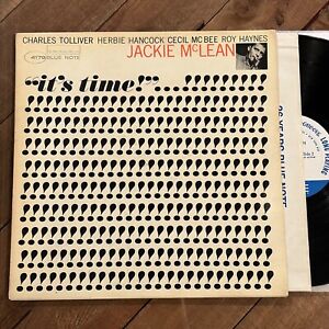 Jackie McLean It’s Time VG++ 1st Rare DG NY Mono Blue Note lp Herbie Hancock