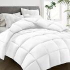 HYLEORY All Season Full Size Bed Comforter - Cooling Goose Down Alternative Quil