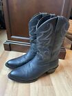 Justin Black Cowboy Boots 12EE! Great! Make An Offer!