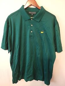 Masters Polo Shirt Augusta Golf Collection Green Men Size XL